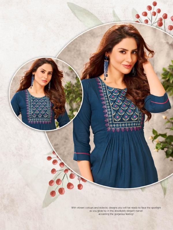 Heritage Kajree 2 Stylish Wear Designer Short Kurti Collection